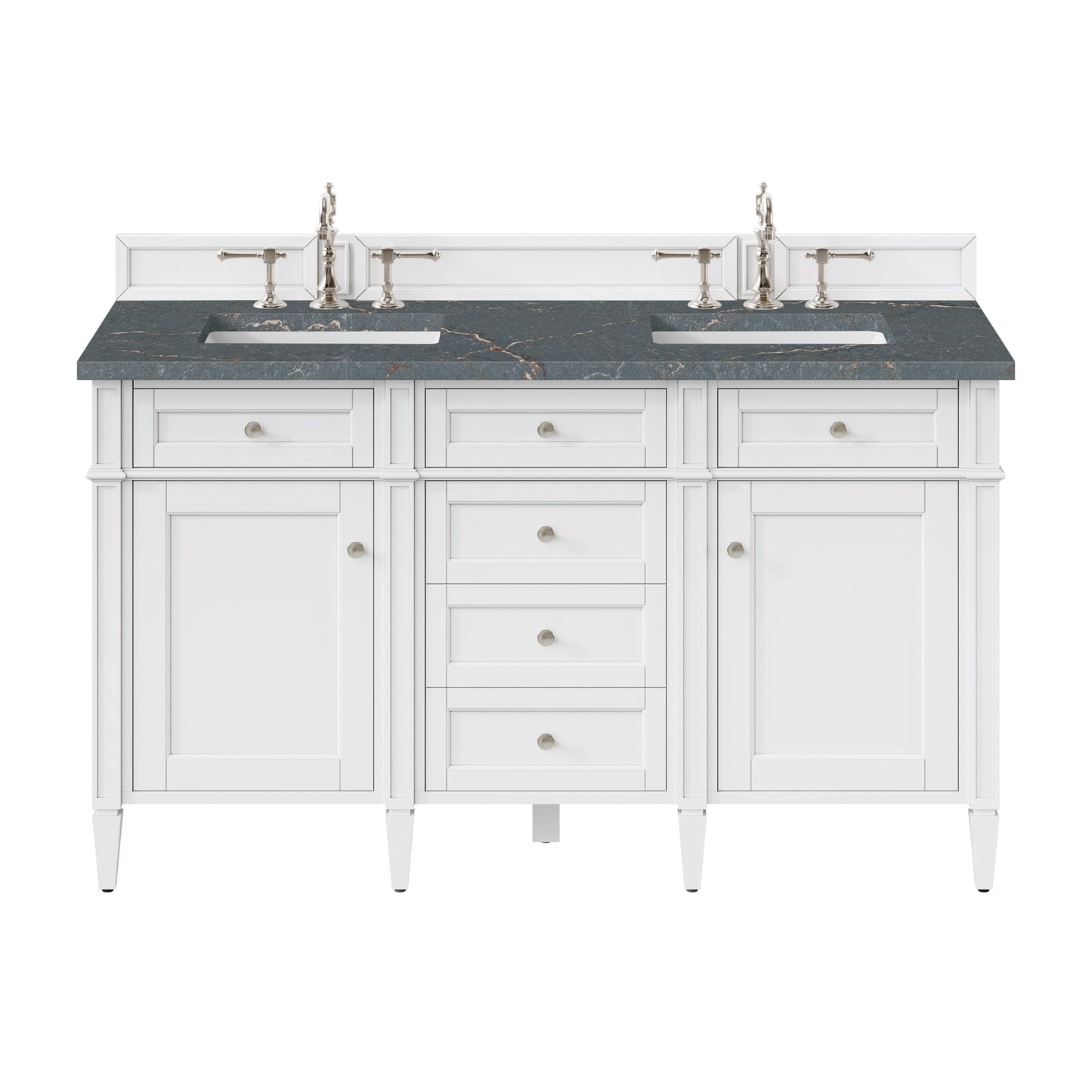 
                  
                    Brittany 60" Double Bathroom Vanity in Bright White
                  
                
