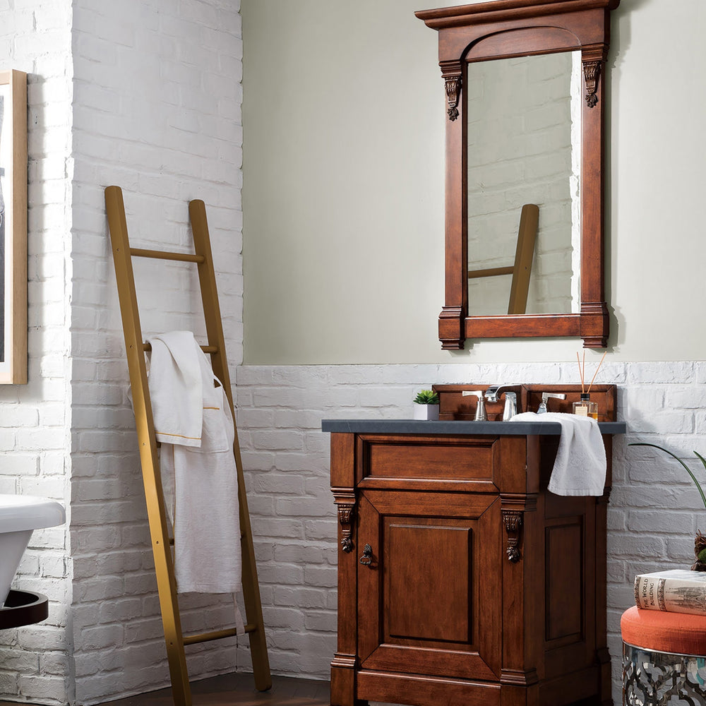 
                  
                    Brookfield 26" Single Bathroom Vanity in Warm Cherry Single Bathroom Vanity James Martin Vanities 
                  
                