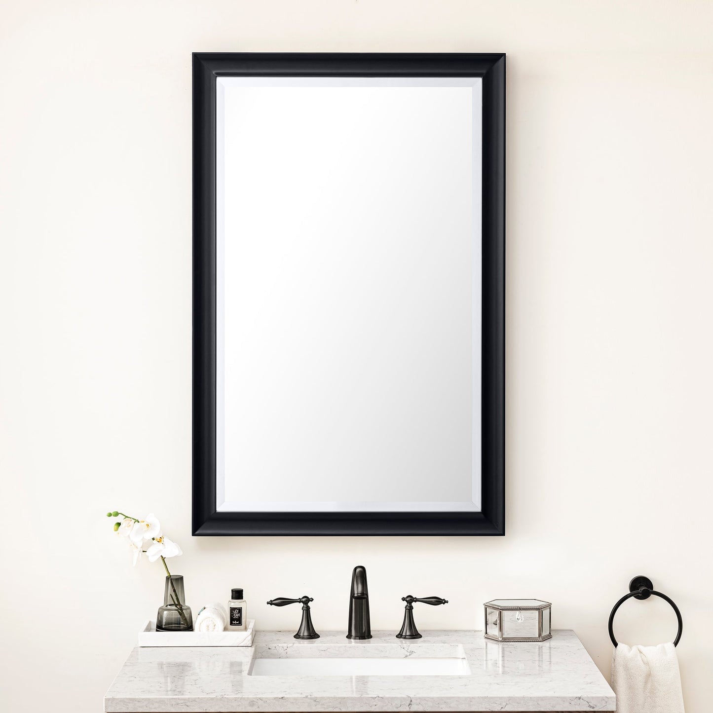 
                  
                    Glenbrooke 26" Mirror Mirror James Martin Vanities Black Onyx 
                  
                