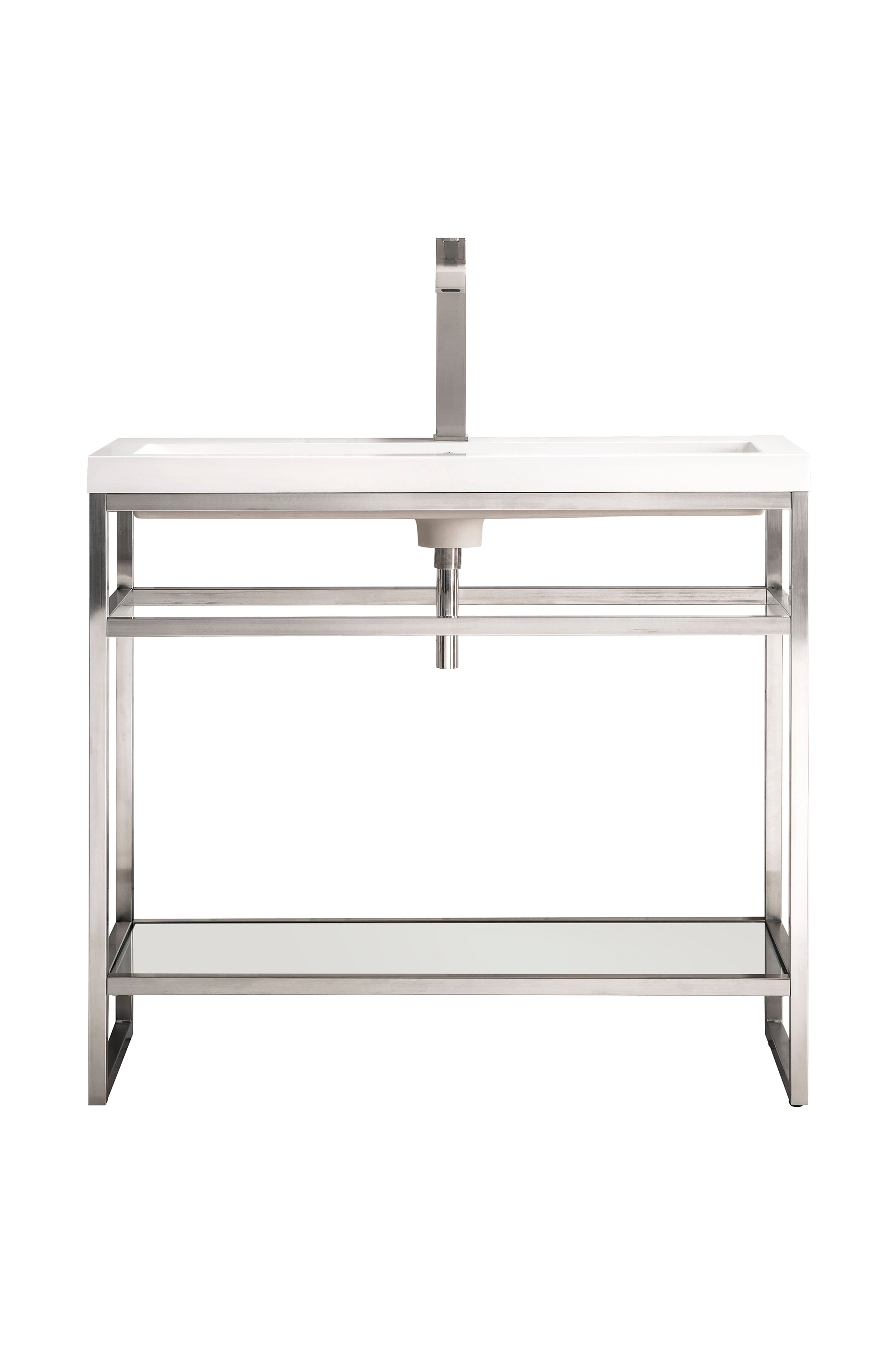 Boston 20 Stainless Steel Sink Console Single Bathroom Vanity