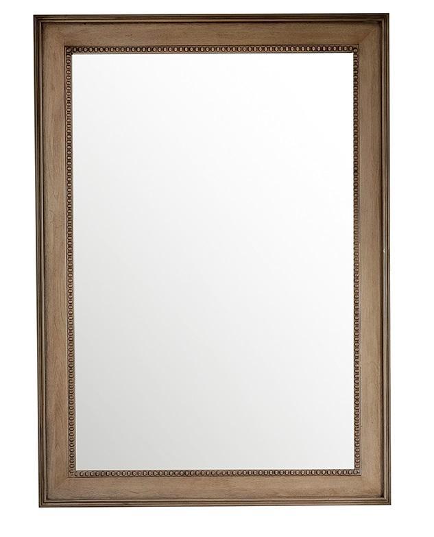 Bristol 29" Rectangular Mirror, White Washed Walnut Mirror James Martin Vanities 