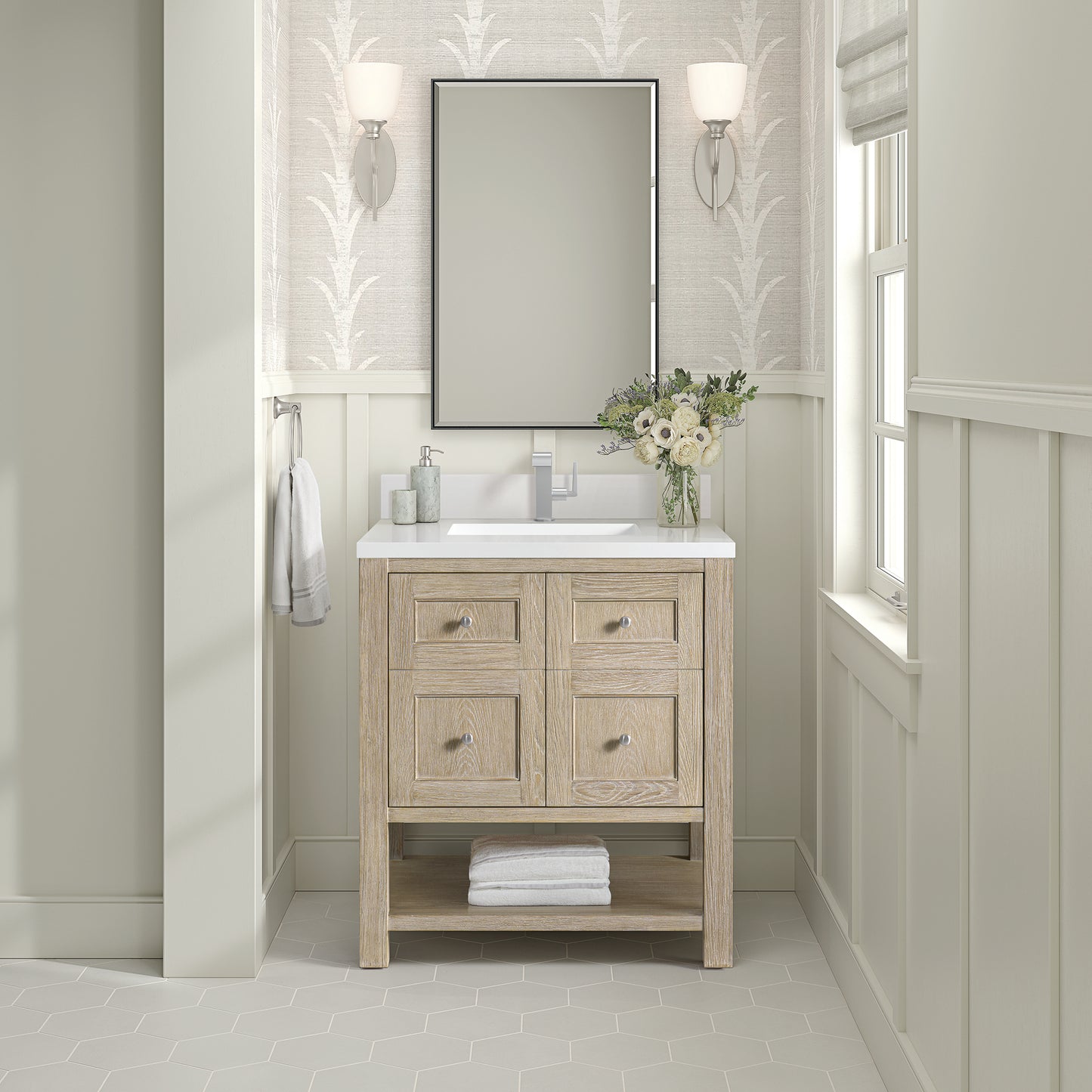 
                  
                    Breckenridge 30" Single Vanity in Whitewashed Oak
                  
                