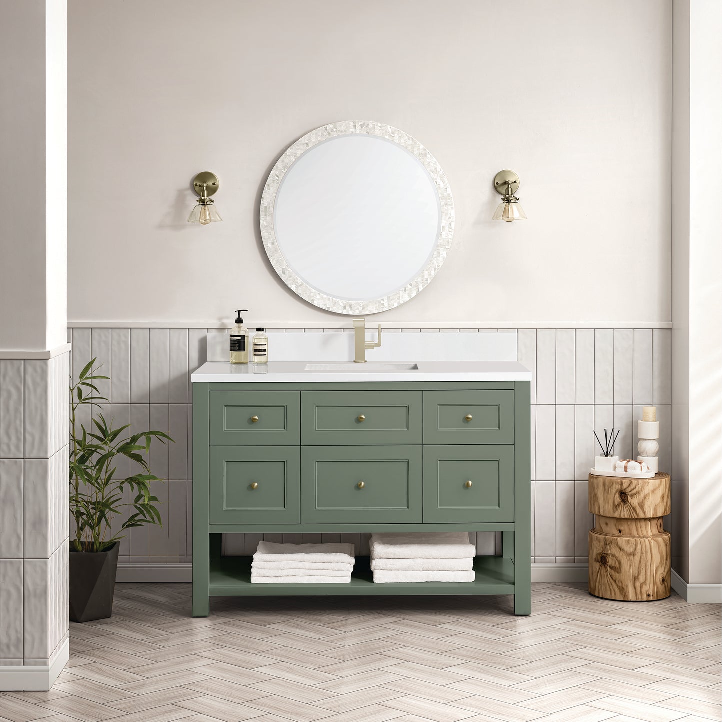 
                  
                    Breckenridge 48" Single Vanity in Smokey Celadon
                  
                