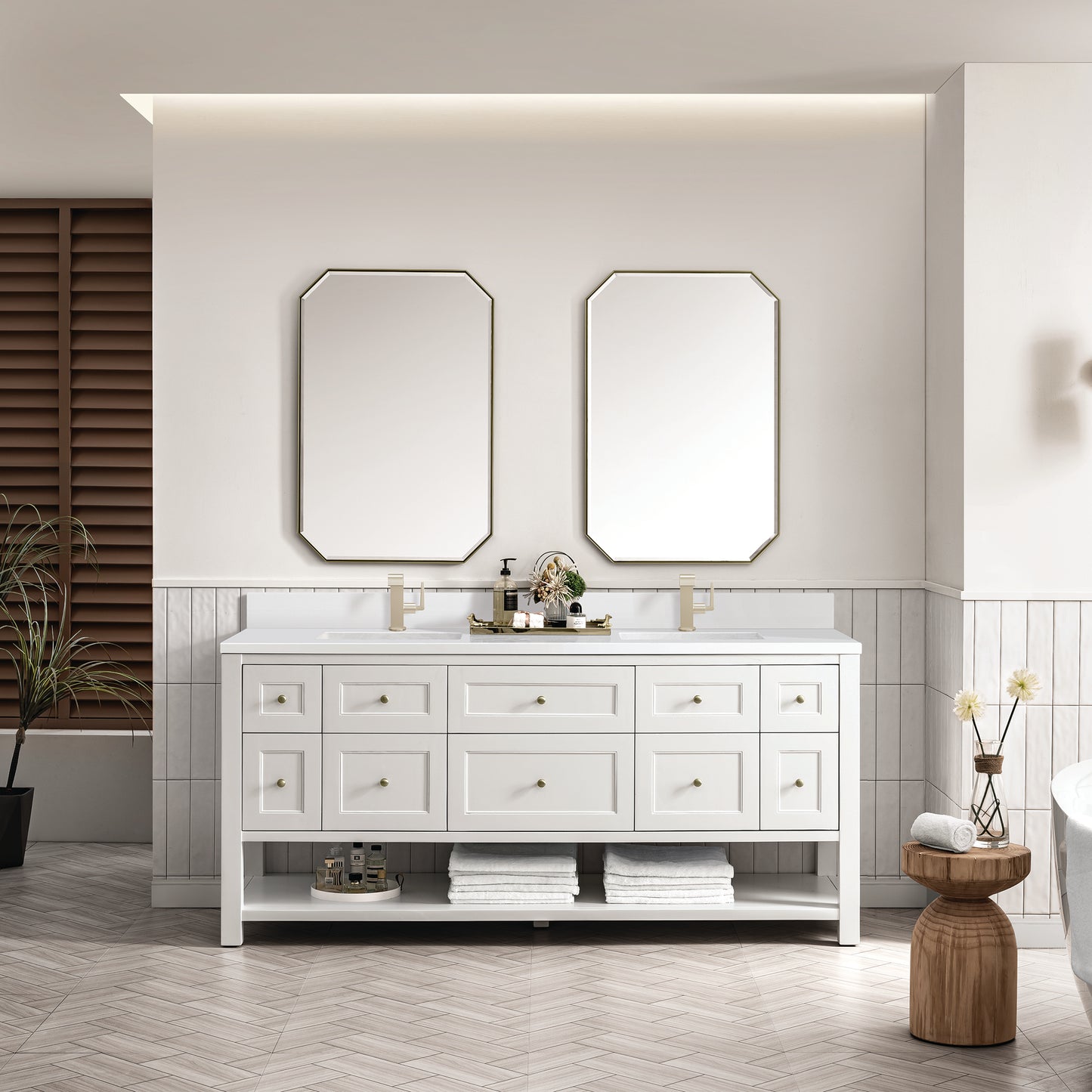 
                  
                    Breckenridge 72" Double Vanity in Bright White
                  
                