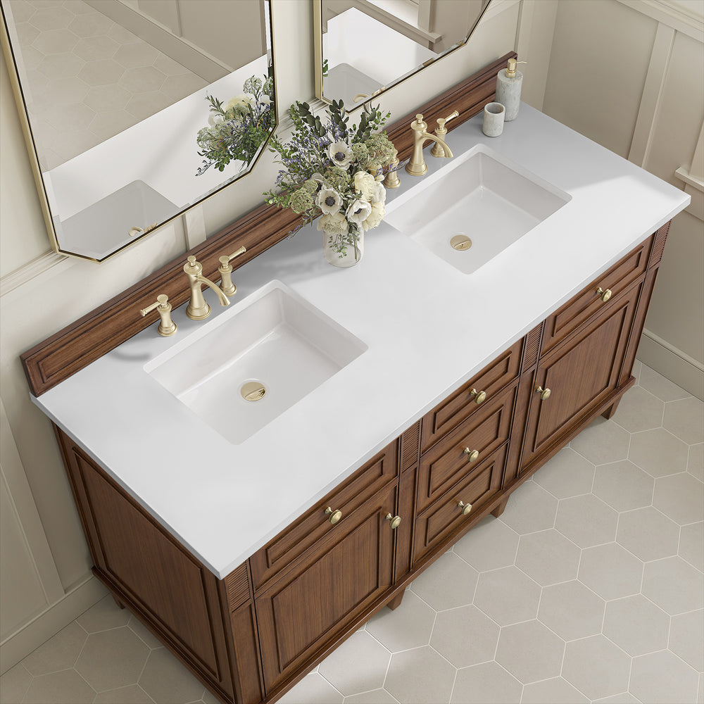 
                  
                    Lorelai 60" Double Vanity in Mid-Century Walnut
                  
                