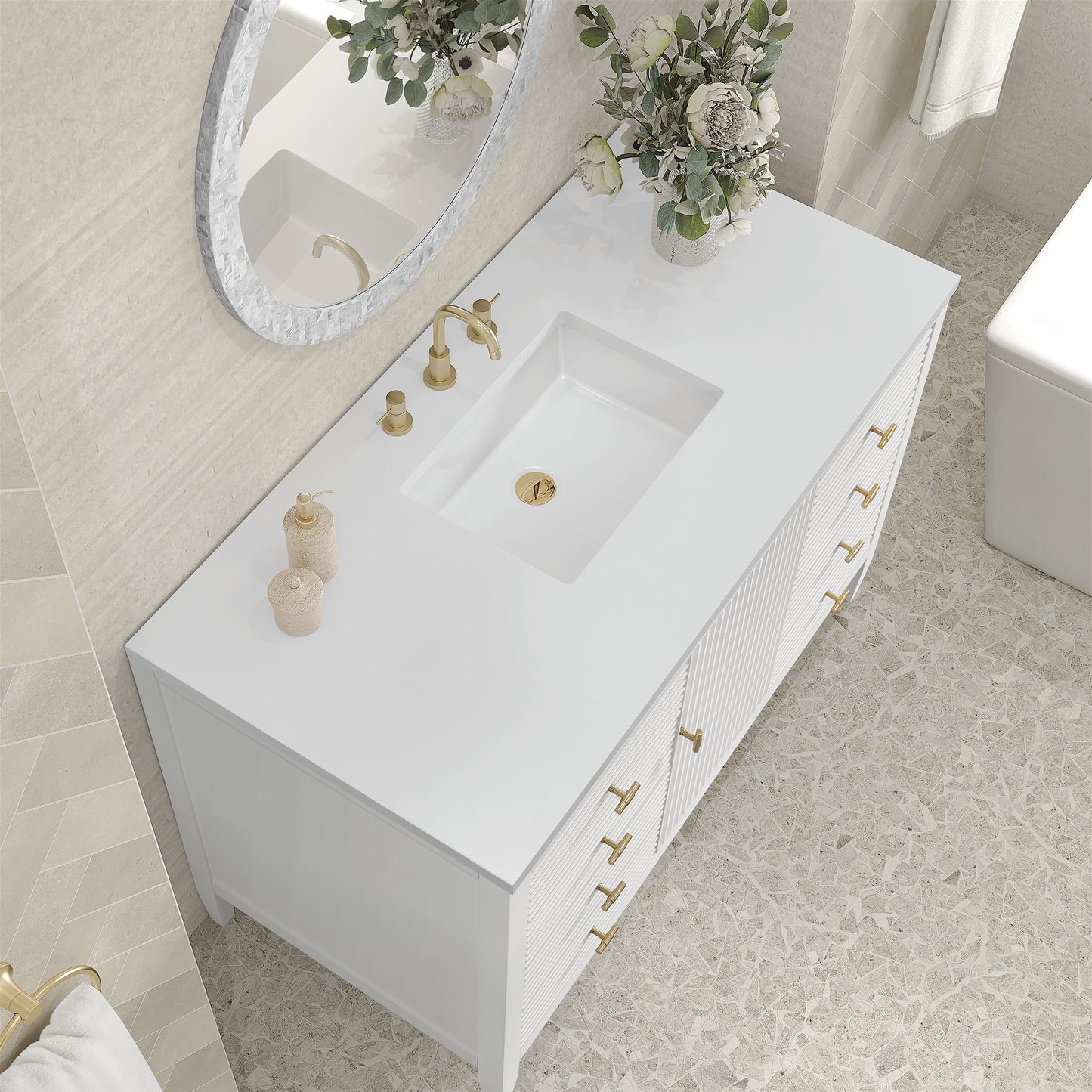 
                  
                    Myrrin 48" Single Vanity in Bright White
                  
                