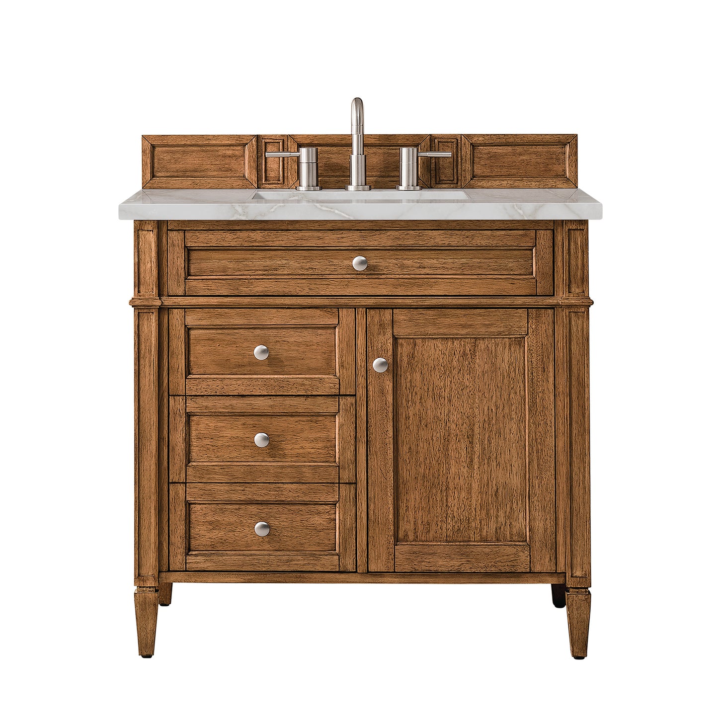 
                  
                    Brittany 36" Single Vanity Cabinet in Saddle Brown
                  
                