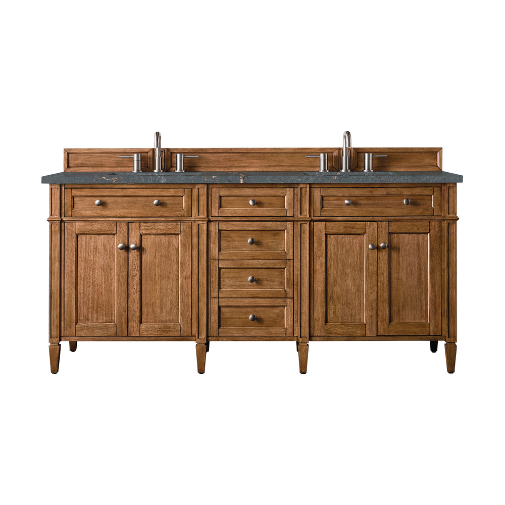 
                  
                    Brittany 72" Double Vanity Cabinet in  Saddle Brown
                  
                