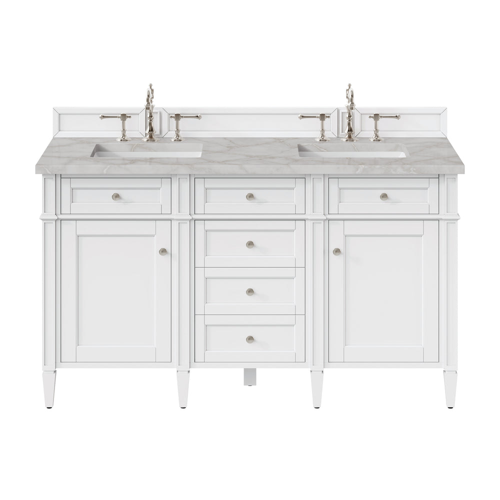 
                  
                    Brittany 60" Double Bathroom Vanity in Bright White
                  
                