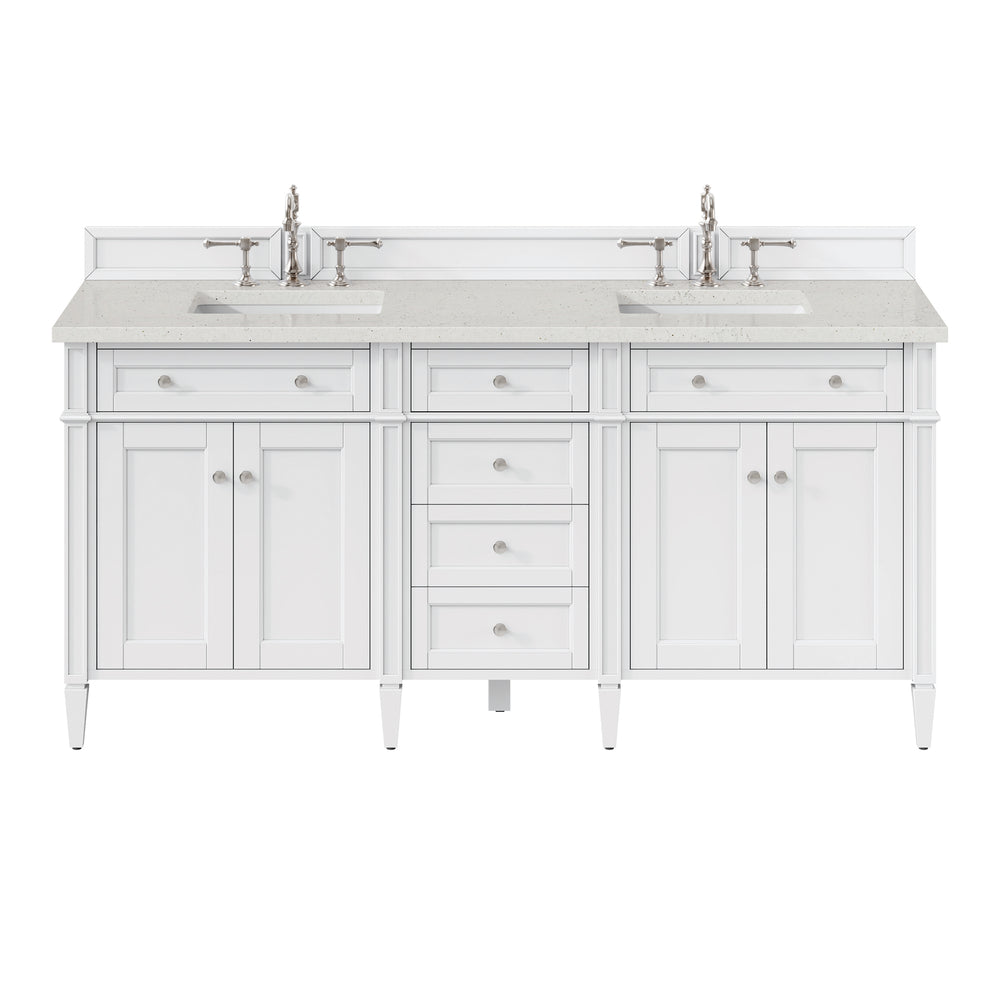 
                  
                    Brittany 72" Double Bathroom Vanity in Bright White
                  
                
