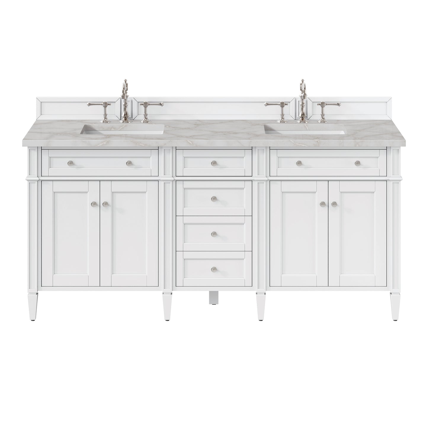 
                  
                    Brittany 72" Double Bathroom Vanity in Bright White
                  
                