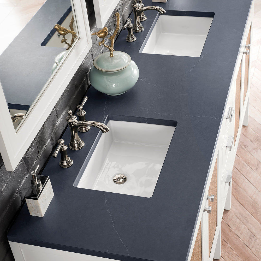 
                  
                    Addison 72" Double Vanity Cabinet in Glossy-White Double Bathroom Vanity James Martin Vanities Charcoal Soapstone Silestone 
                  
                