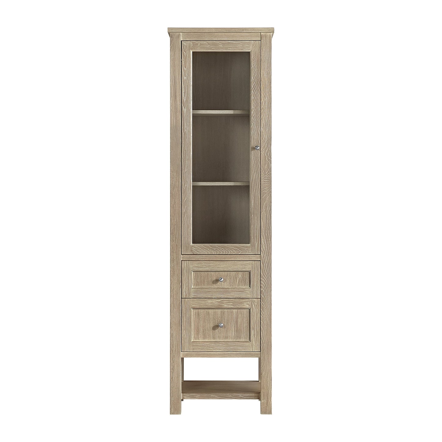 
                  
                    Breckenridge 22" Linen Cabinet in Whitewashed Oak Linen Cabinet James Martin Vanities 
                  
                