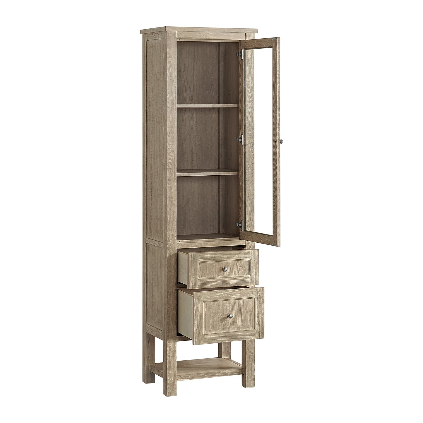 
                  
                    Breckenridge 22" Linen Cabinet in Whitewashed Oak Linen Cabinet James Martin Vanities 
                  
                