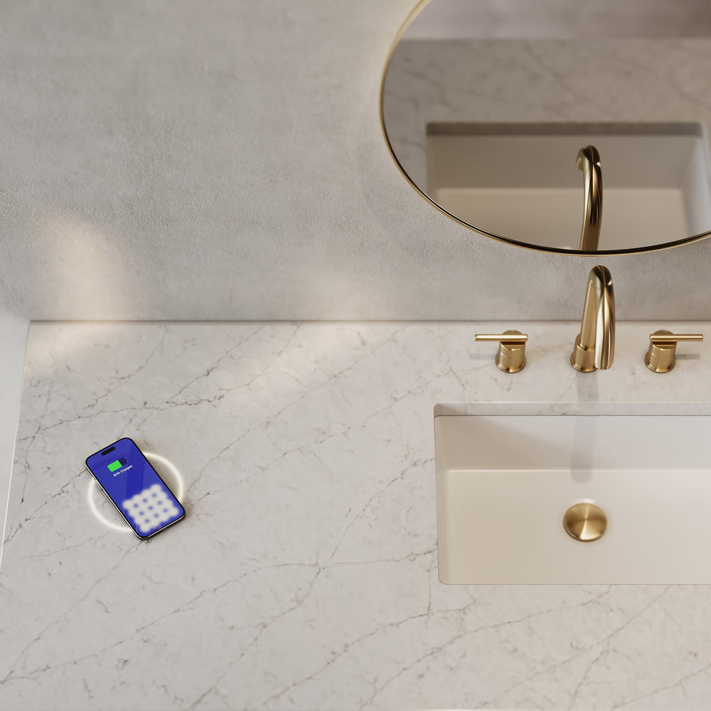 
                  
                    Breckenridge 60" Single Vanity in Bright White Single Bathroom Vanity James Martin Vanities FreePower-Enabled Eternal Jasmine Pearl Silestone 
                  
                