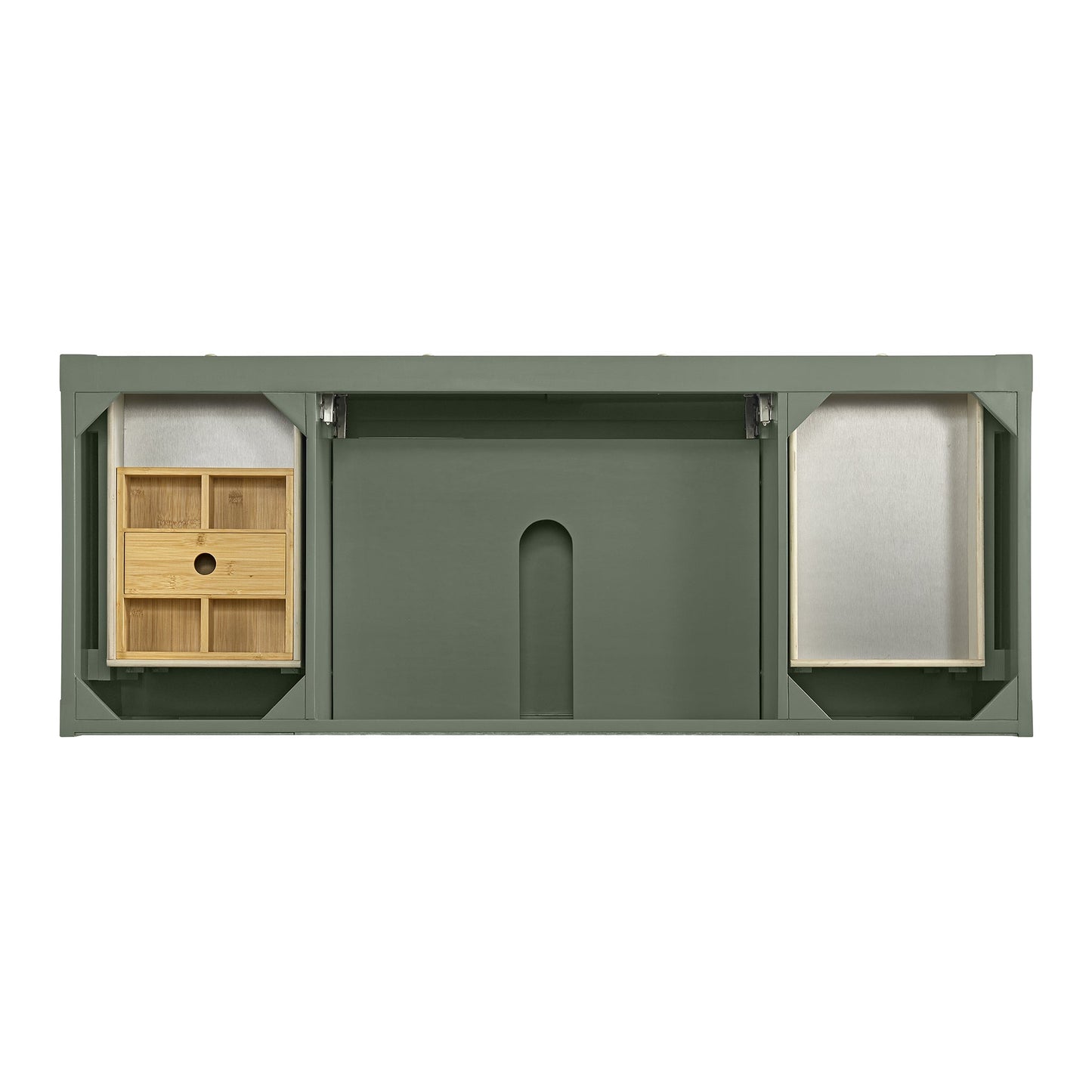 
                  
                    Breckenridge 60" Single Vanity in Smokey Celadon Single Bathroom Vanity James Martin Vanities 
                  
                