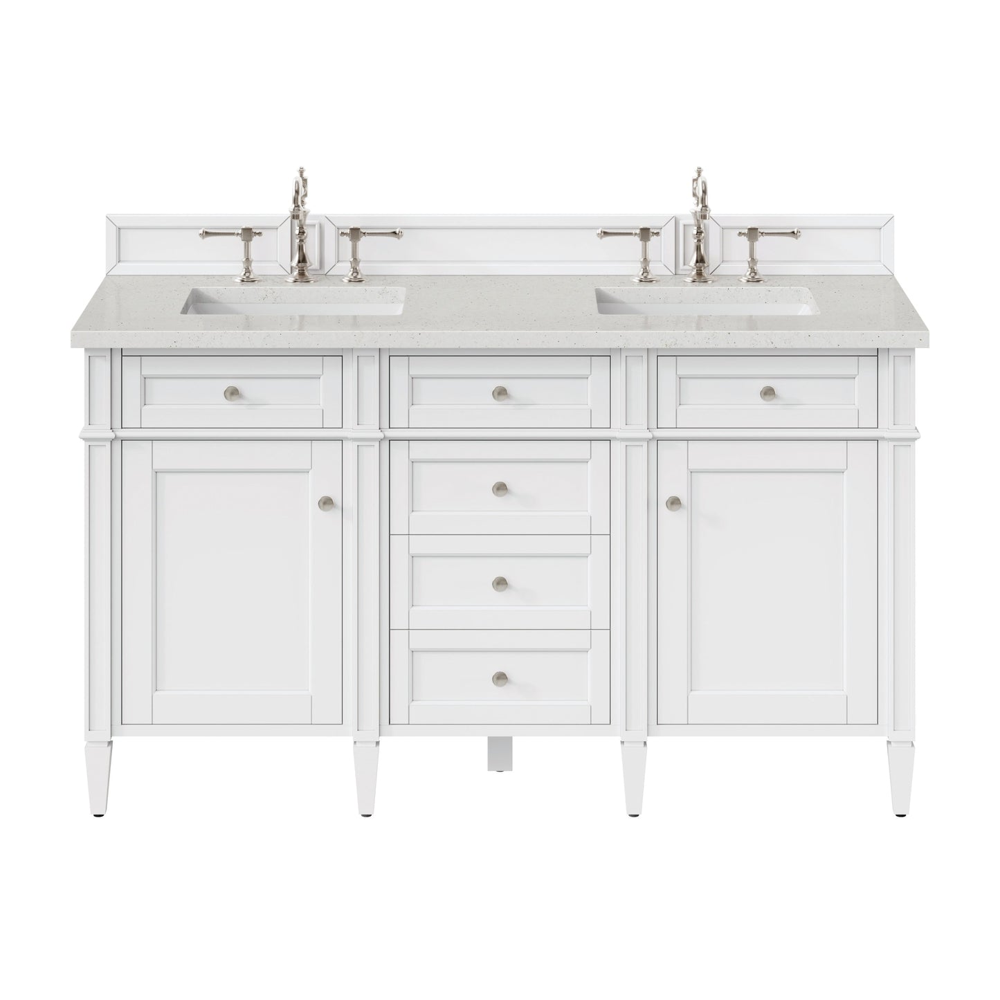 
                  
                    Brittany 48" Single Bathroom Vanity in Bright White Single Bathroom Vanity James Martin Vanities Lime Delight Silestone 
                  
                