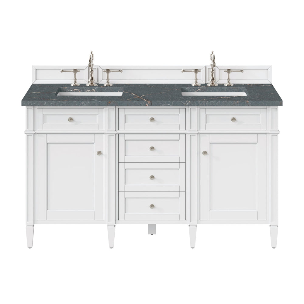 
                  
                    Brittany 48" Single Bathroom Vanity in Bright White Single Bathroom Vanity James Martin Vanities Parisien Bleu Silestone 
                  
                