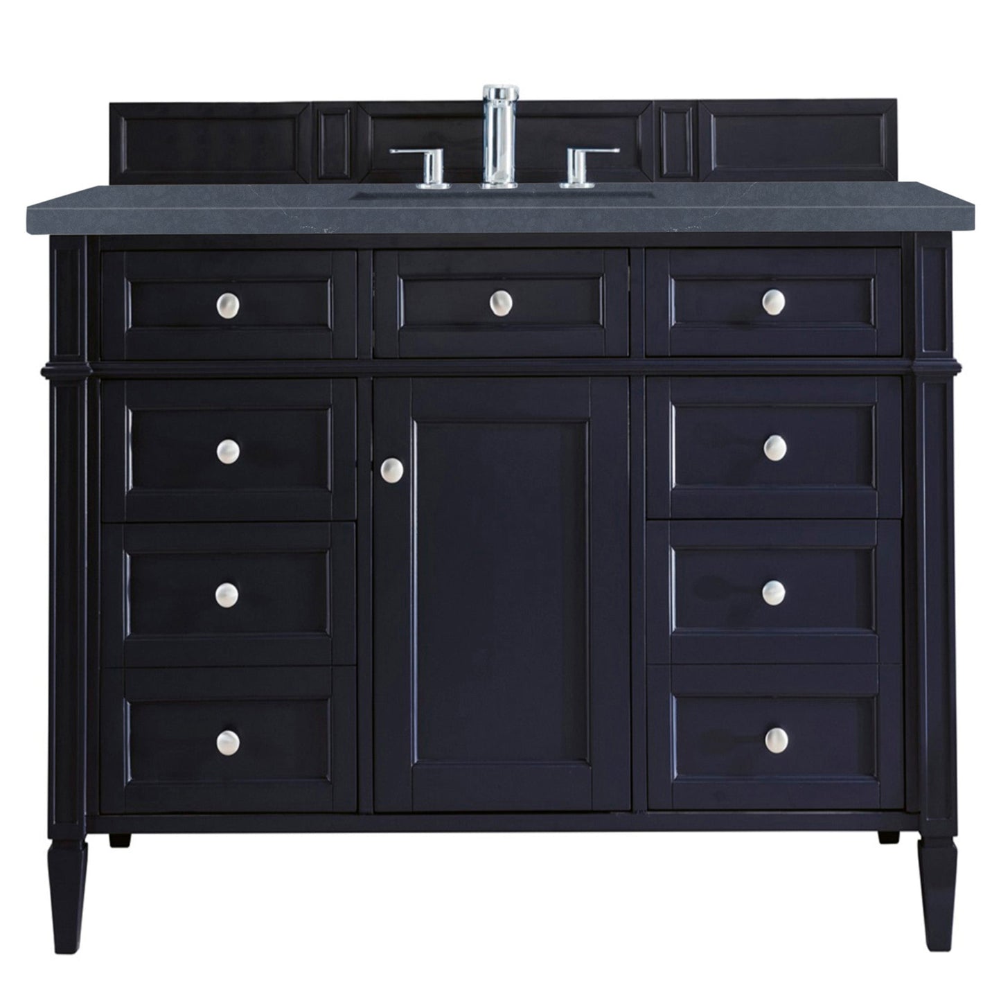 
                  
                    Brittany 48" Single Bathroom Vanity in Victory Blue Single Bathroom Vanity James Martin Vanities Charcoal Soapstone Silestone 
                  
                