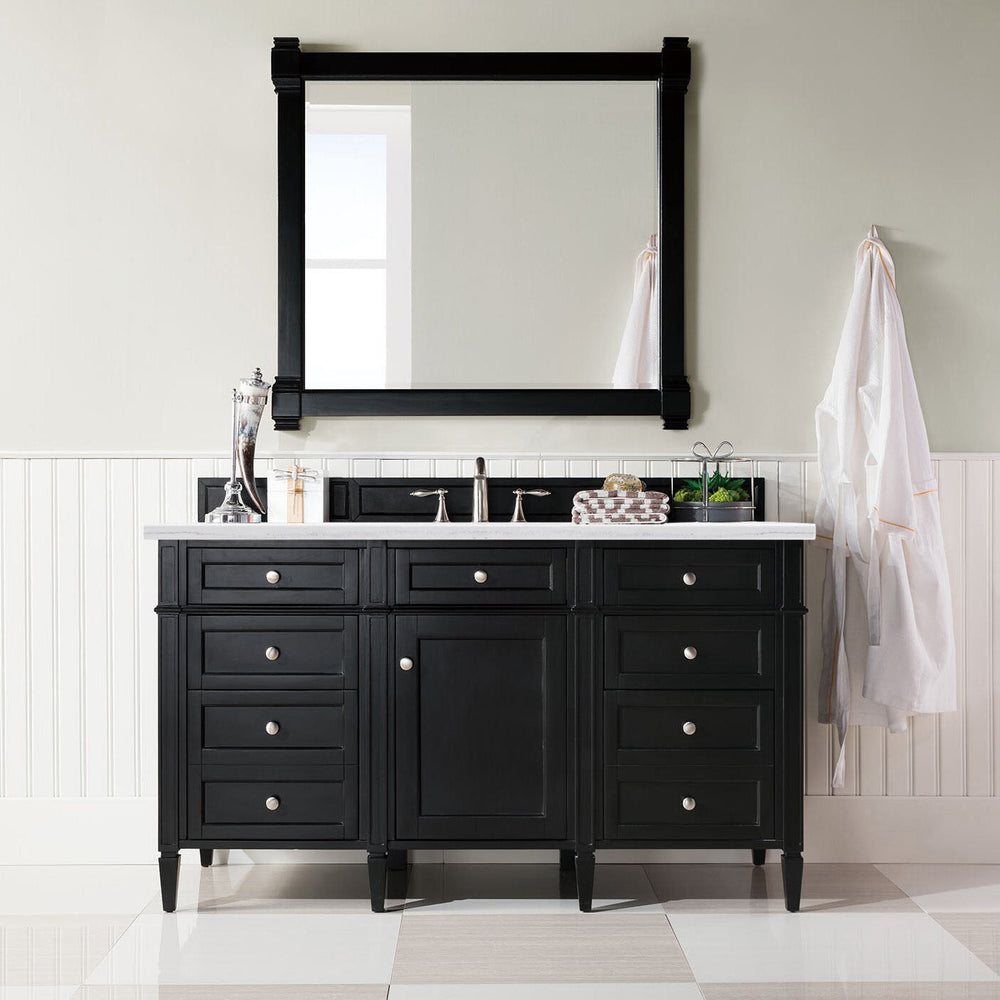 
                  
                    Brittany 60" Single Bathroom Vanity in Black Onyx Single Bathroom Vanity James Martin Vanities Select Your Top 
                  
                