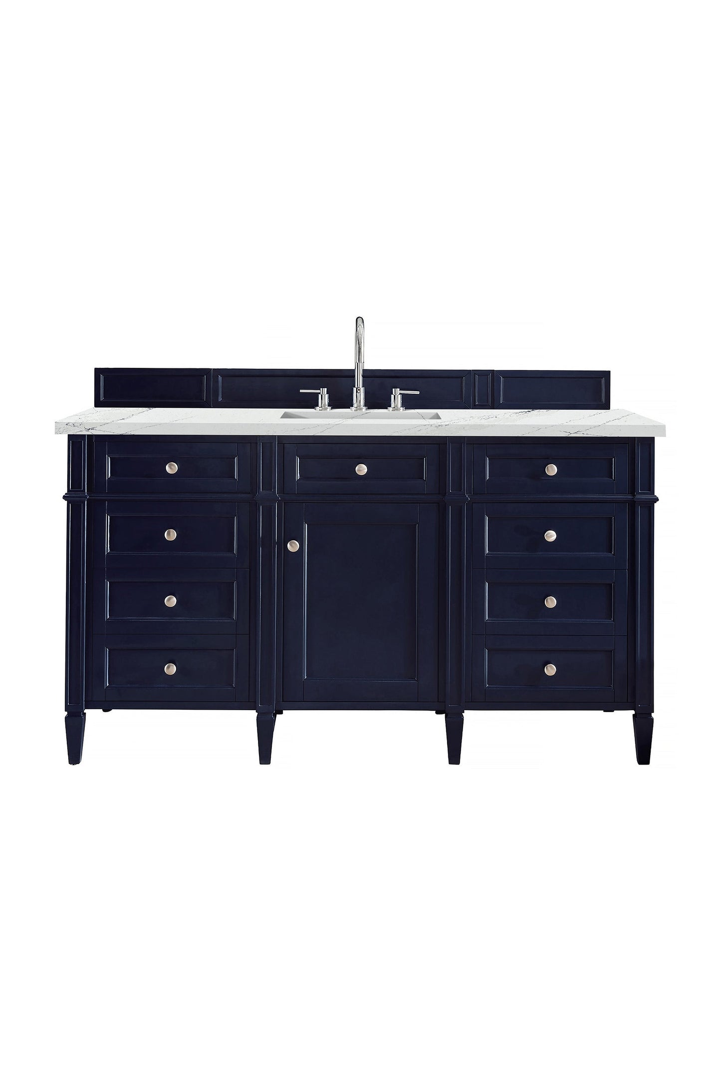 
                  
                    Brittany 60" Single Bathroom Vanity in Victory Blue Single Bathroom Vanity James Martin Vanities Ethereal Noctis Silestone 
                  
                