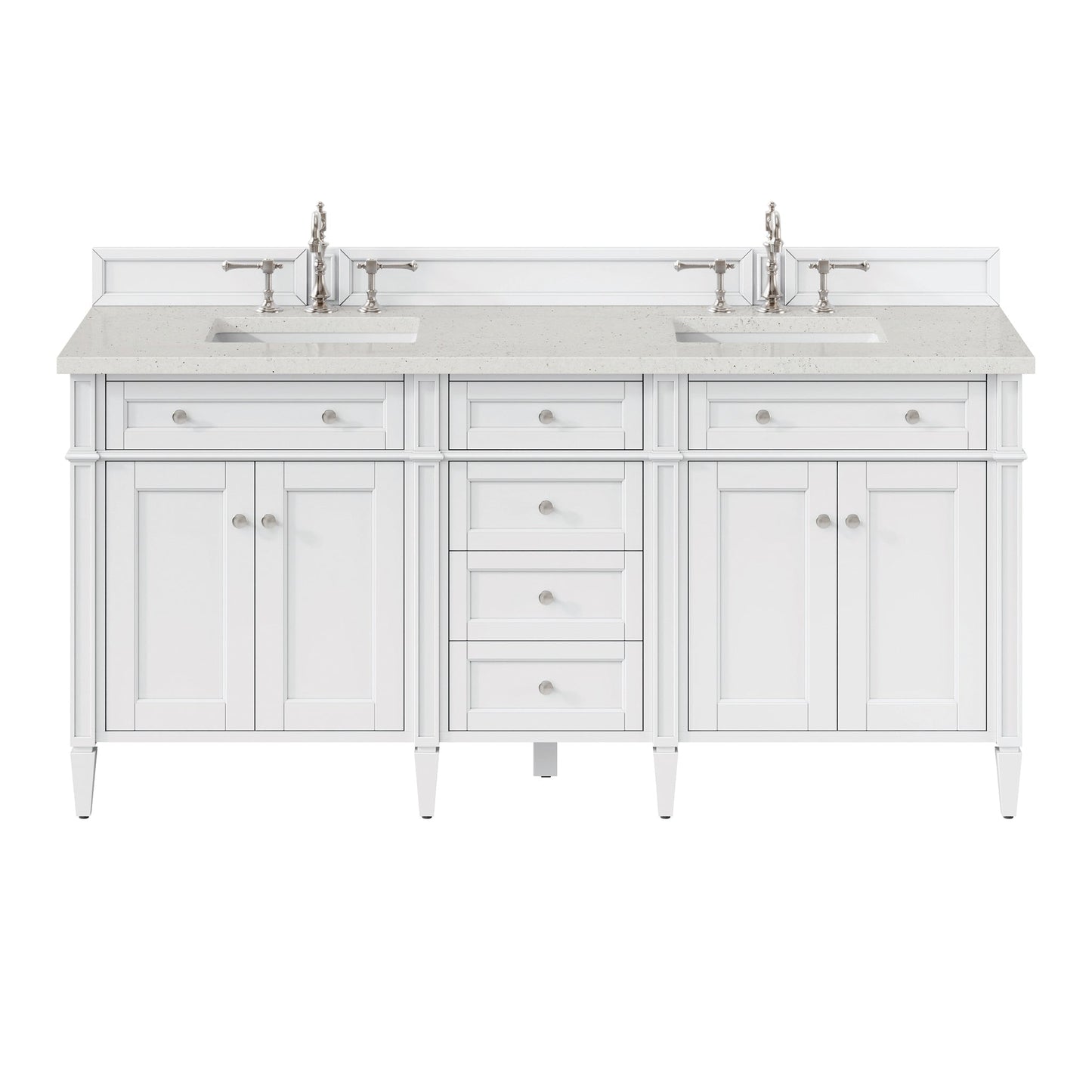 
                  
                    Brittany 72" Double Bathroom Vanity in Bright White Double bathroom Vanity James Martin Vanities Lime Delight Silestone 
                  
                