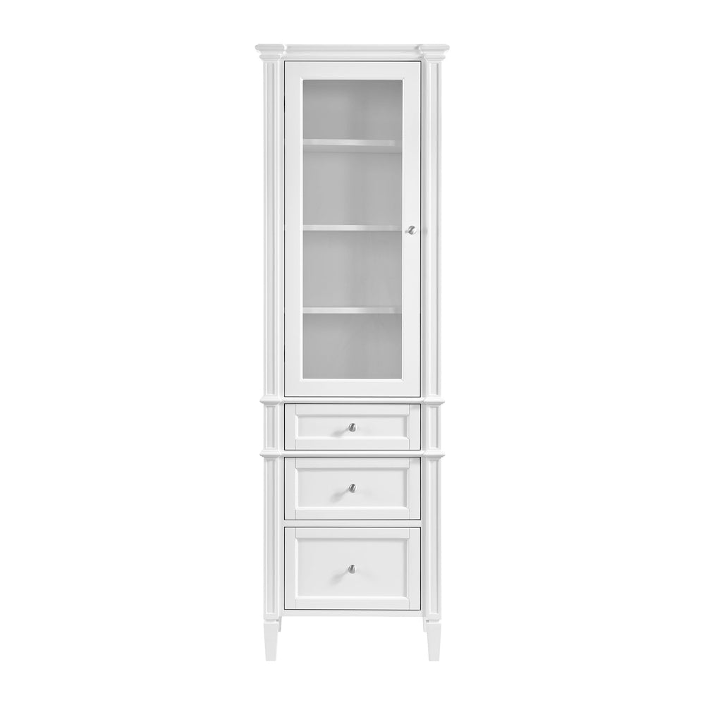 
                  
                    Brittany Linen Cabinet in Bright White Linen Cabinet James Martin Vanities 
                  
                