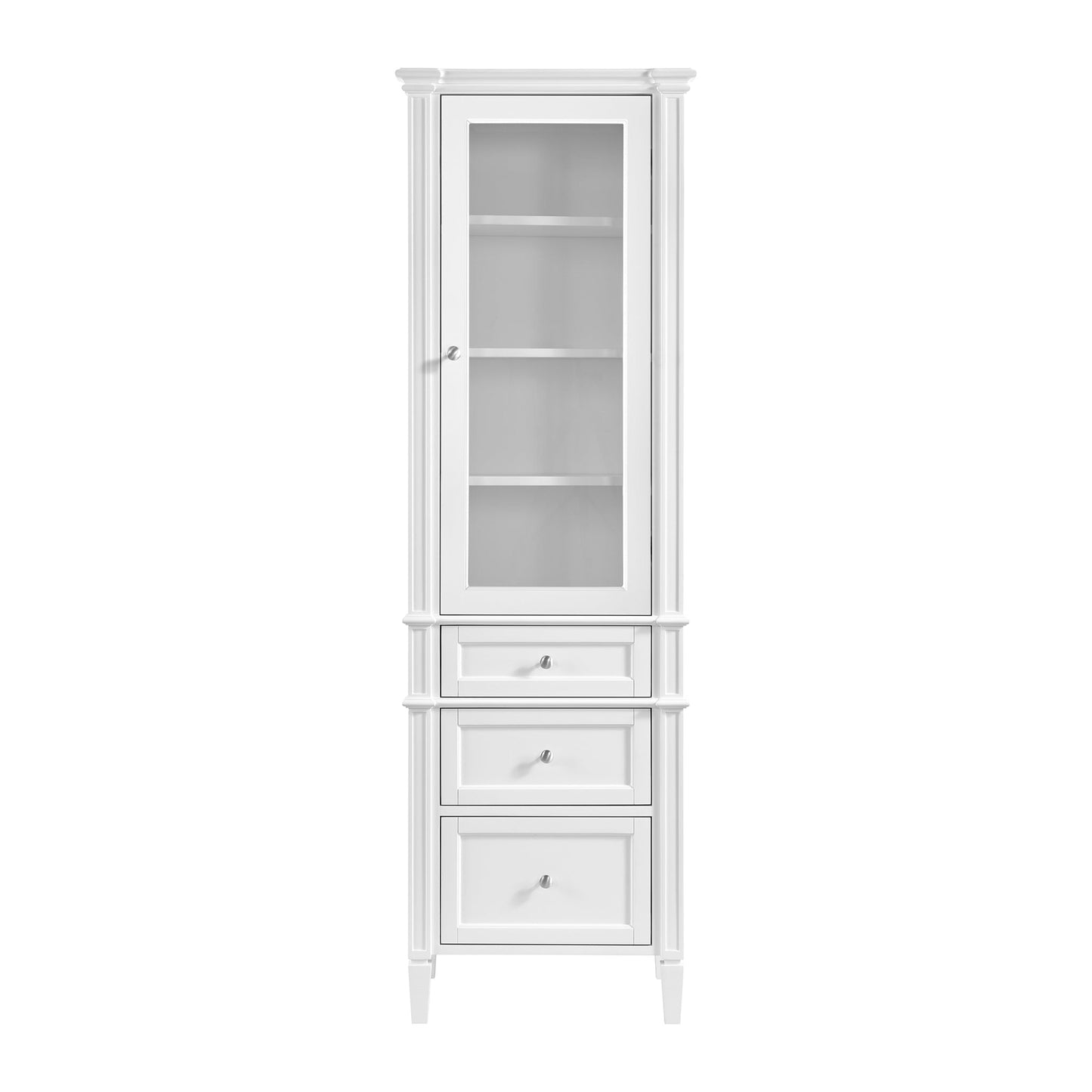 
                  
                    Brittany Linen Cabinet in Bright White Linen Cabinet James Martin Vanities 
                  
                