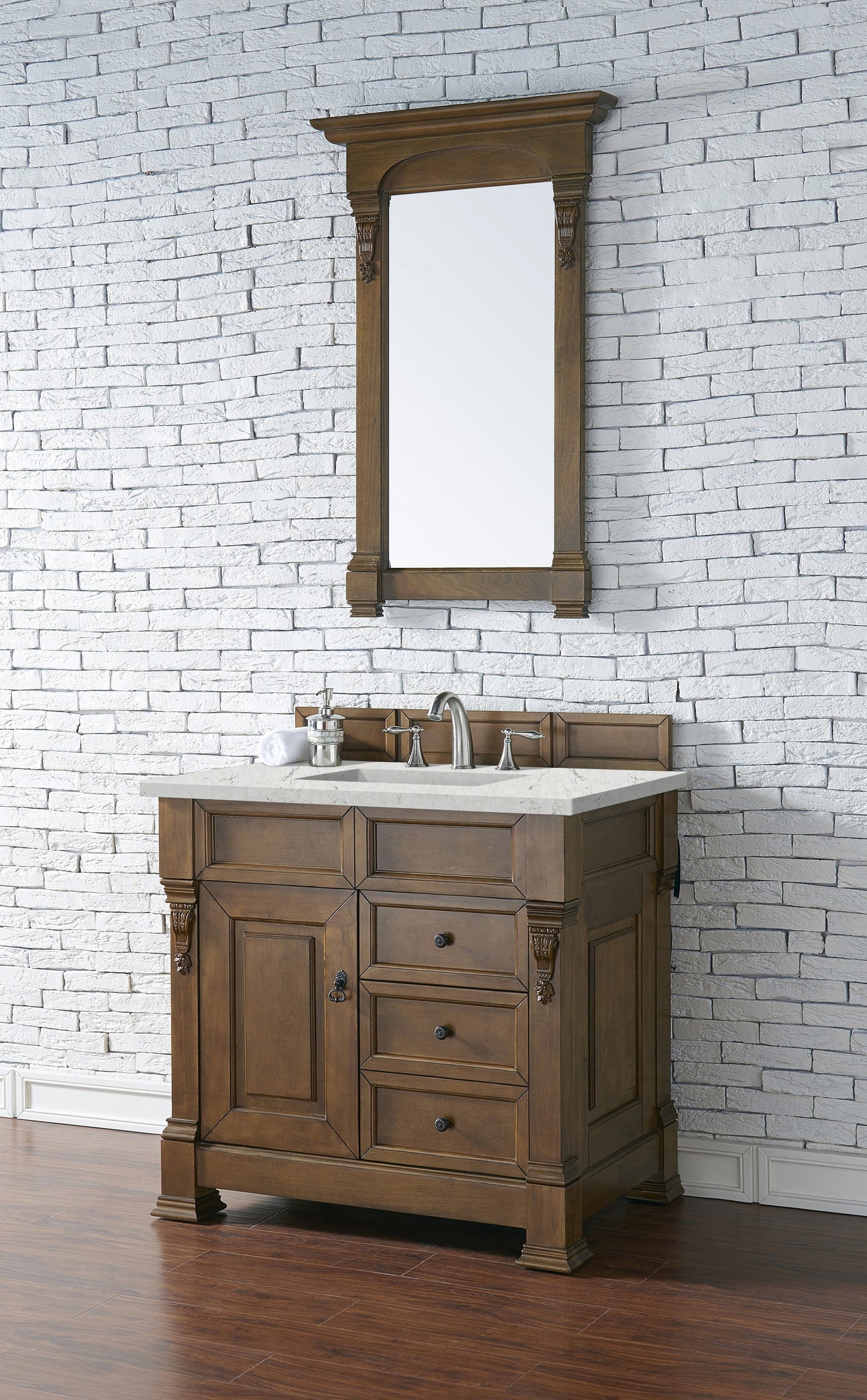 
                  
                    Brookfield 36" Single Bathroom Vanity in Country Oak Single Bathroom Vanity James Martin Vanities 
                  
                