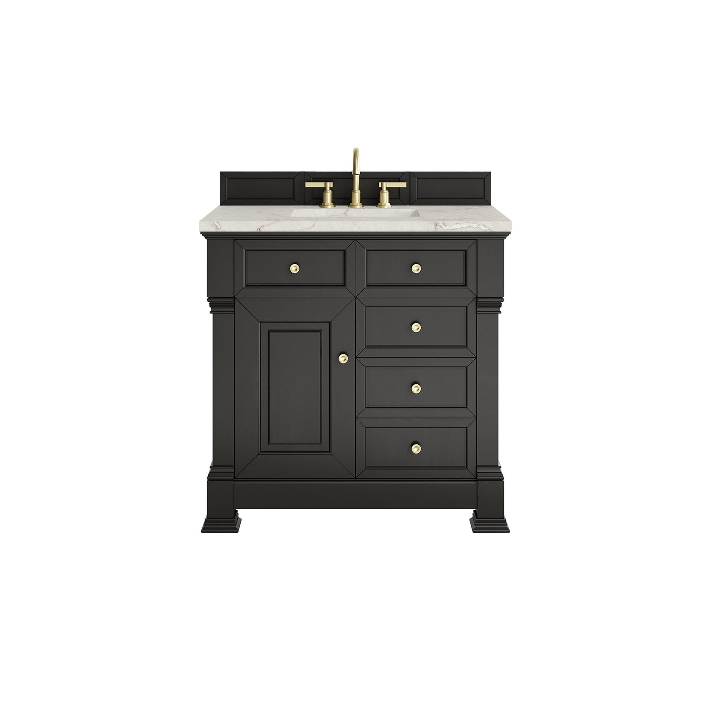 
                  
                    Brookfield 36" Single Vanity in Black Onyx Single Bathroom Vanity James Martin Vanities 
                  
                