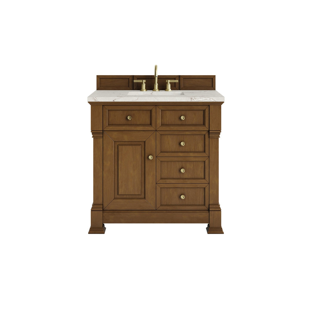 
                  
                    Brookfield 36" Single Vanity in Honey Oak Single Bathroom Vanity James Martin Vanities 
                  
                