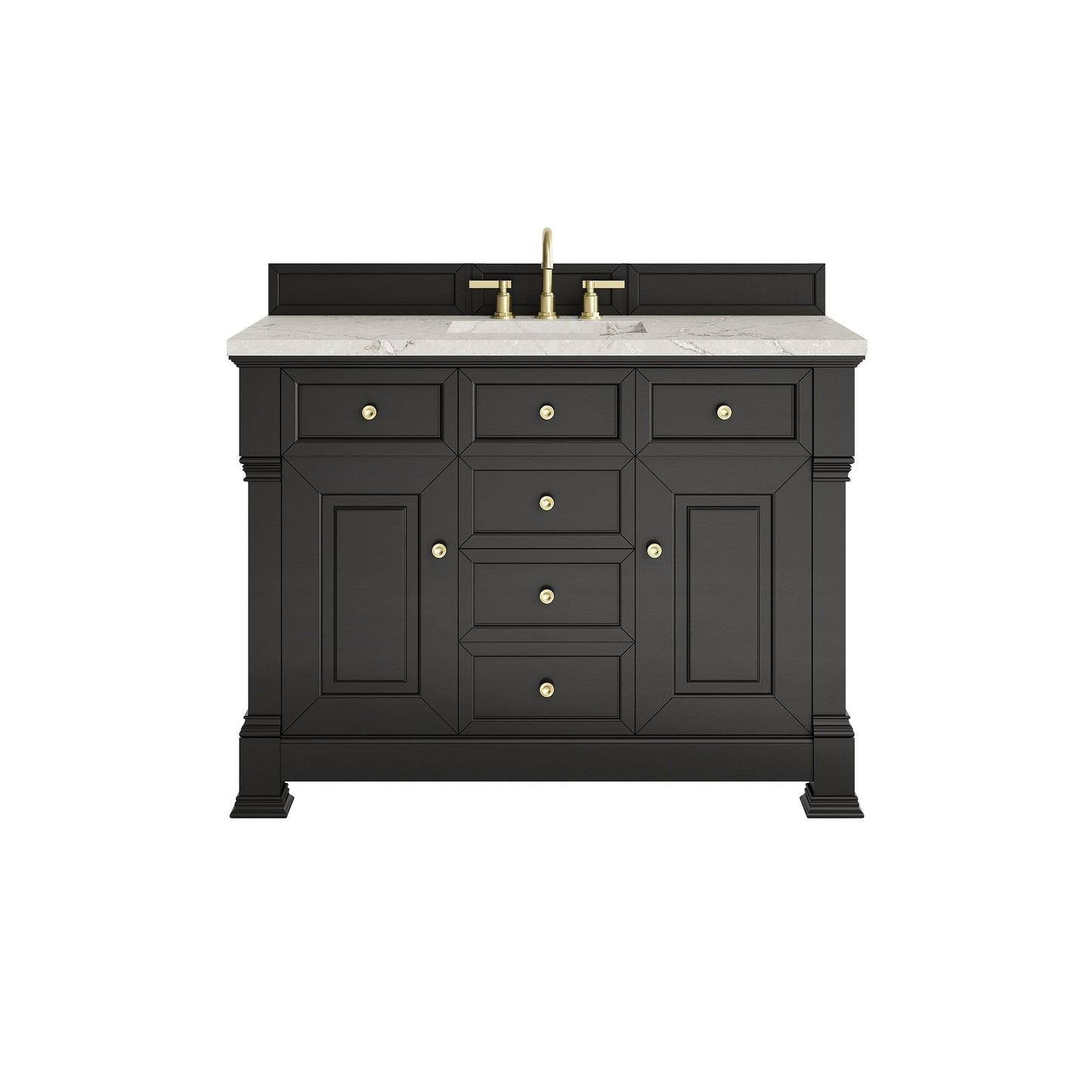 
                  
                    Brookfield 48" Single Vanity in Black Onyx Single Bathroom Vanity James Martin Vanities 
                  
                