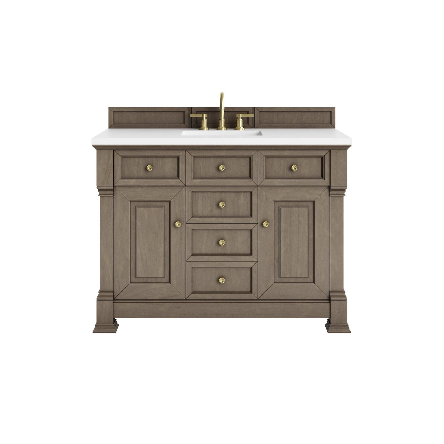 
                  
                    Brookfield 48" Single Vanity in Pecan Single Bathroom Vanity James Martin Vanities 
                  
                