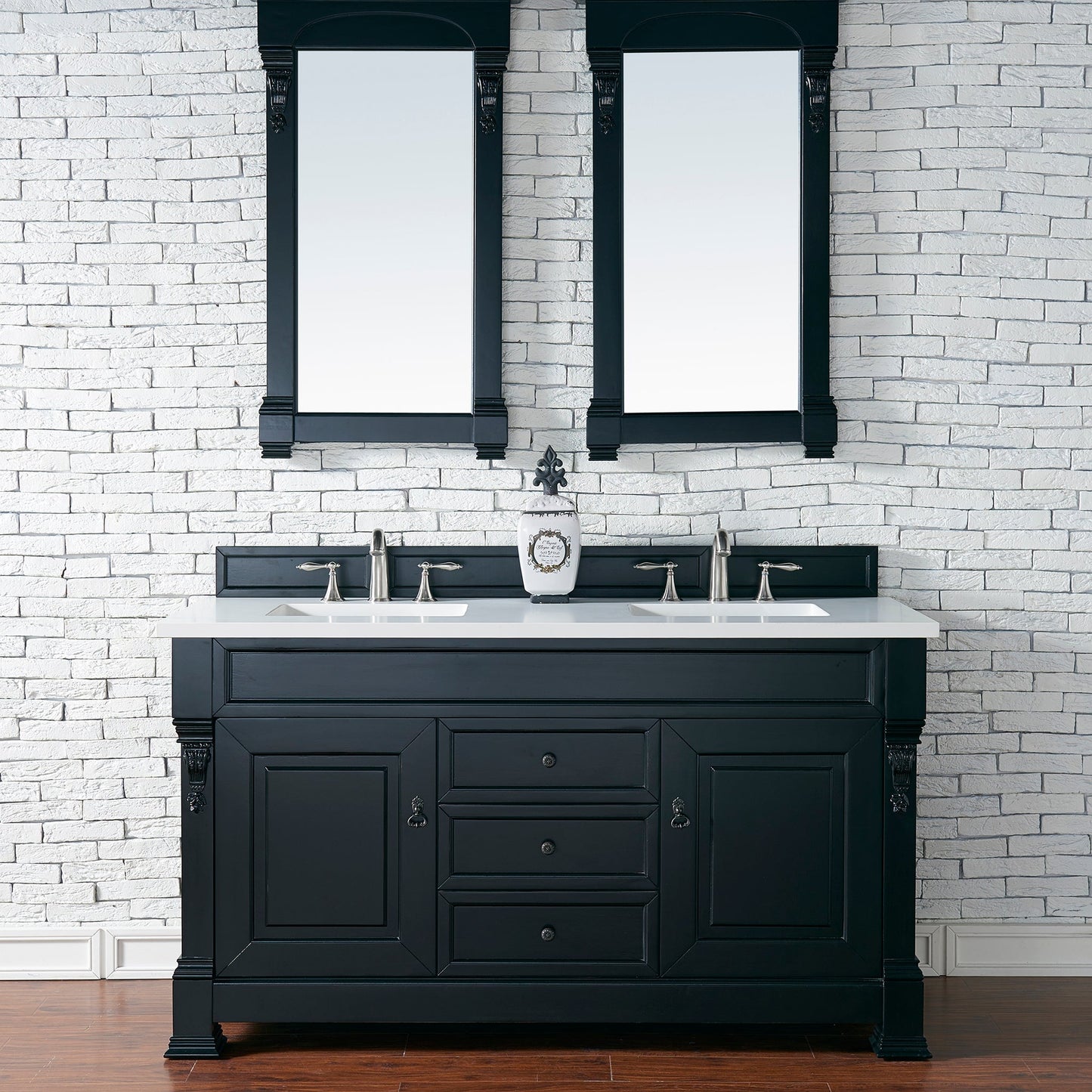 
                  
                    Brookfield 60" Single Bathroom Vanity in Antique Black Single Bathroom Vanity James Martin Vanities Select Your Top 
                  
                