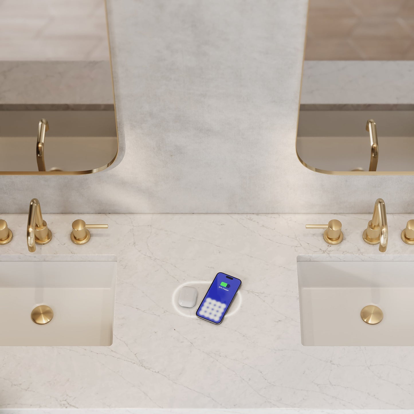 
                  
                    Brookfield 72" Double Vanity in Honey Oak Double Bathroom Vanity James Martin Vanities FreePower-Enabled Eternal Jasmine Pearl Silestone 
                  
                