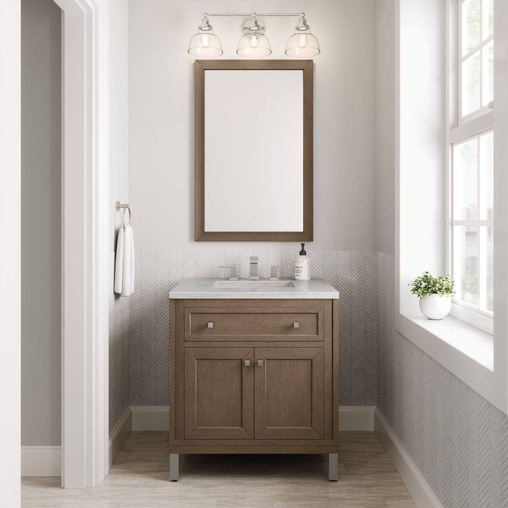 
                  
                    Chicago 30" Single Bathroom Vanity Whitewashed Walnut Single Bathroom Vanity James Martin Vanities Select Your Top 
                  
                