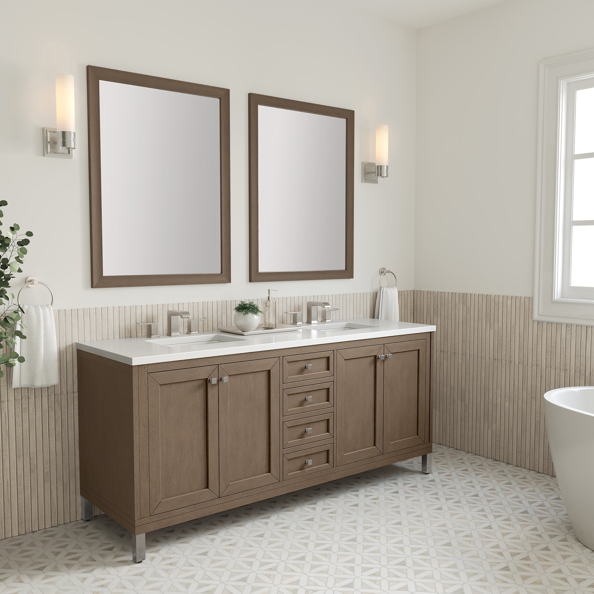 Double bathroom store vanities