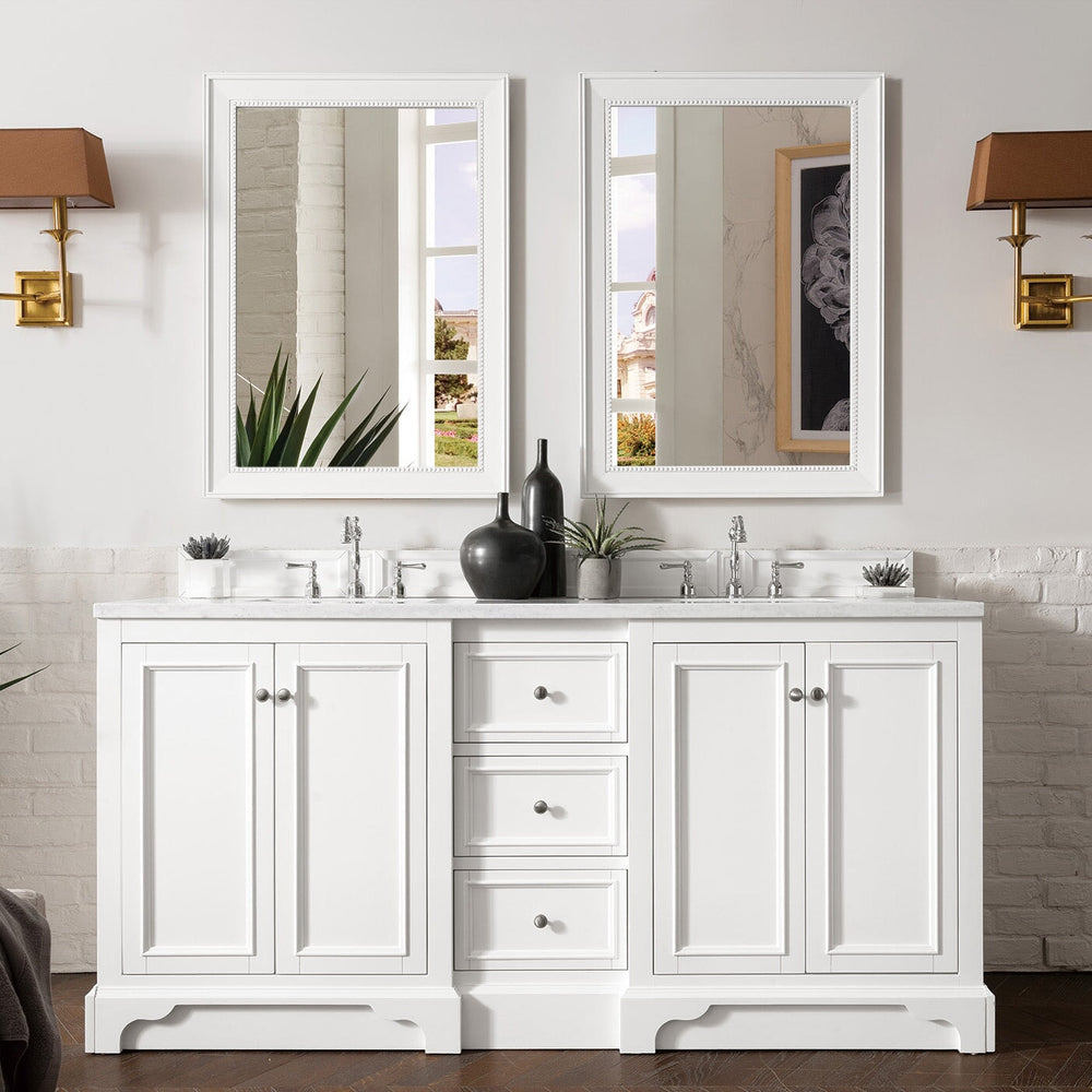 De Soto 72" Double Bathroom Vanity Double Bathroom Vanity James Martin Vanities Select a Top 