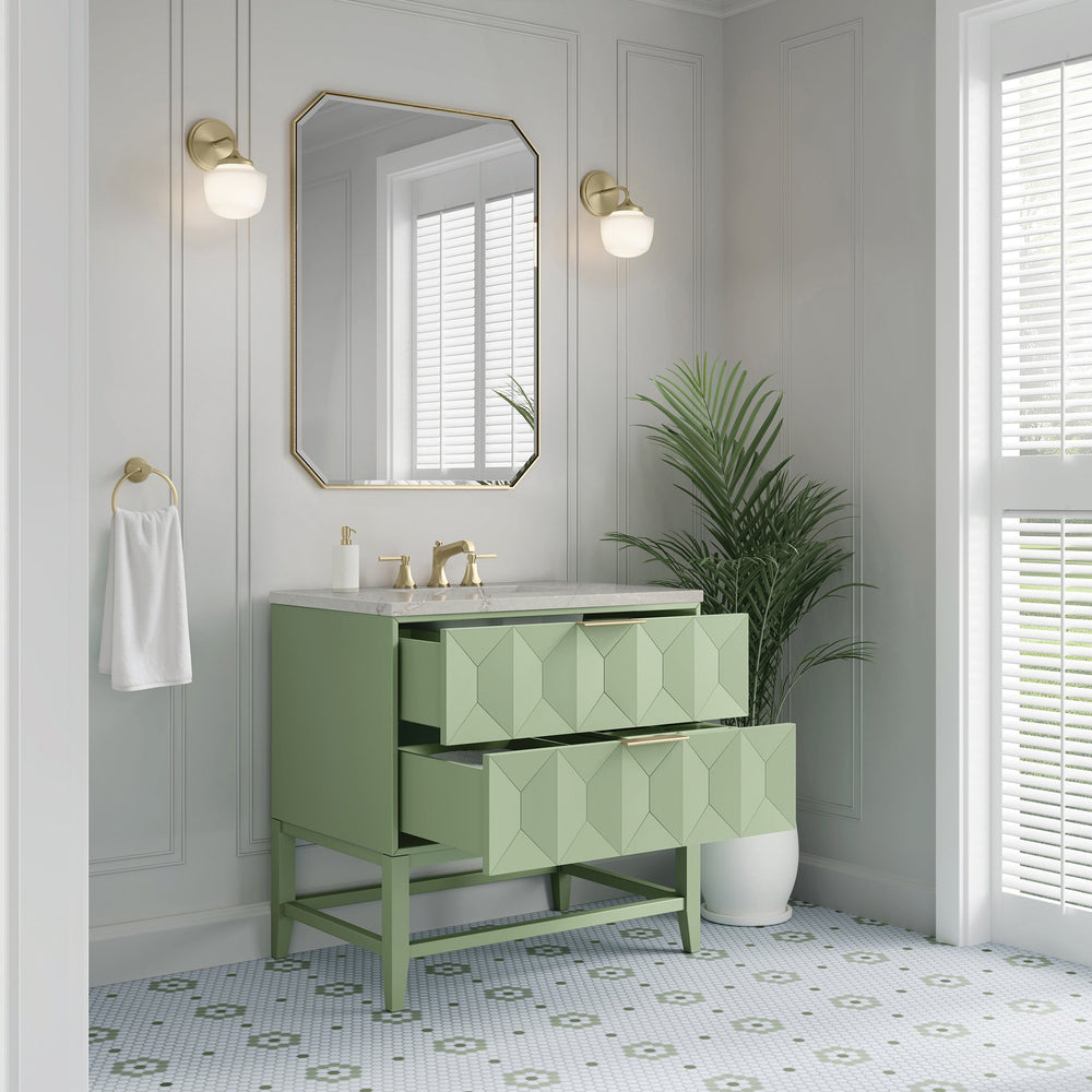 
                  
                    Emmeline 36" Vanity in Pistachio Single Bathroom Vanity James Martin Vanities 
                  
                
