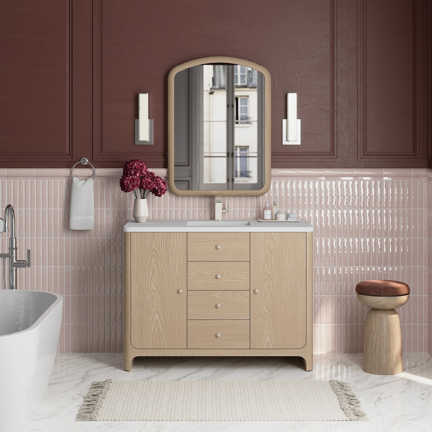 Gracyn 48" Single Vanity in Coastal Driftwood Single Bathroom Vanity James Martin Vanities 