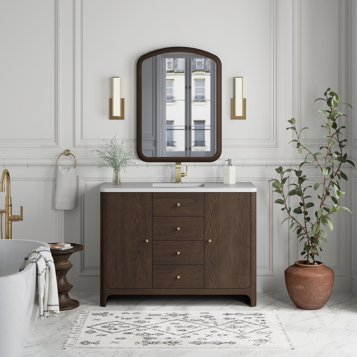 Gracyn 48" Single Vanity in Sable Single Bathroom Vanity James Martin Vanities 