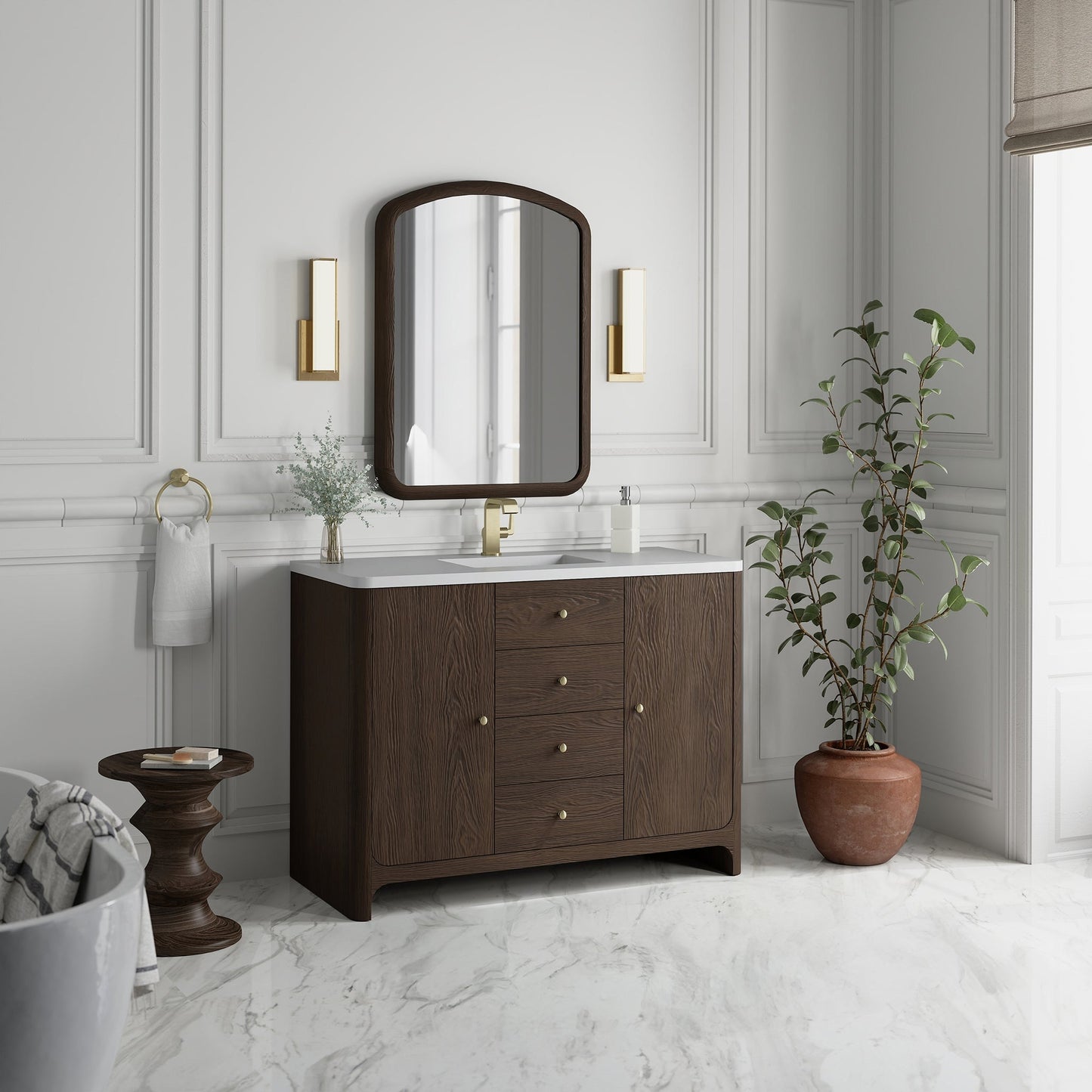 
                  
                    Gracyn 48" Single Vanity in Sable Single Bathroom Vanity James Martin Vanities 
                  
                