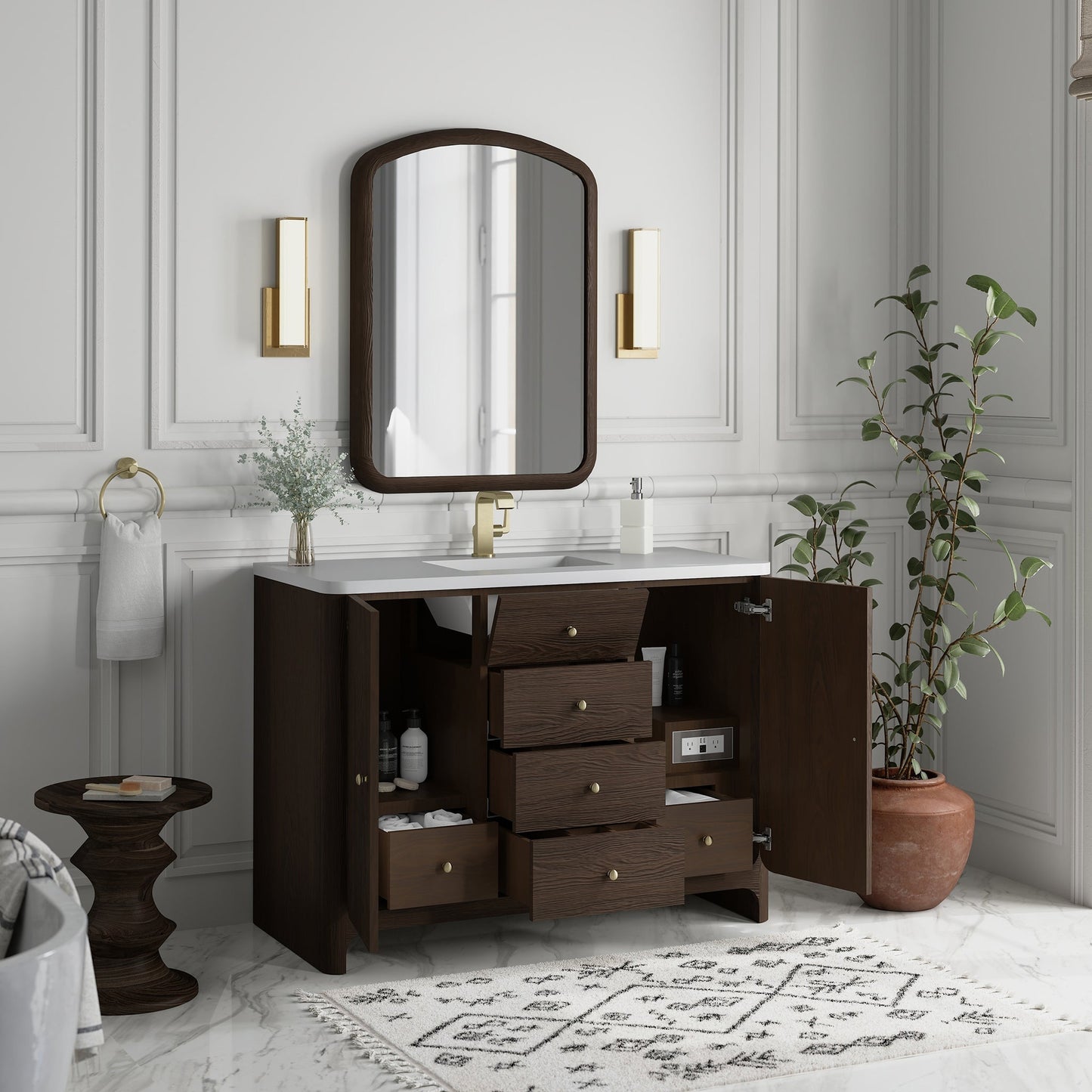 
                  
                    Gracyn 48" Single Vanity in Sable Single Bathroom Vanity James Martin Vanities 
                  
                