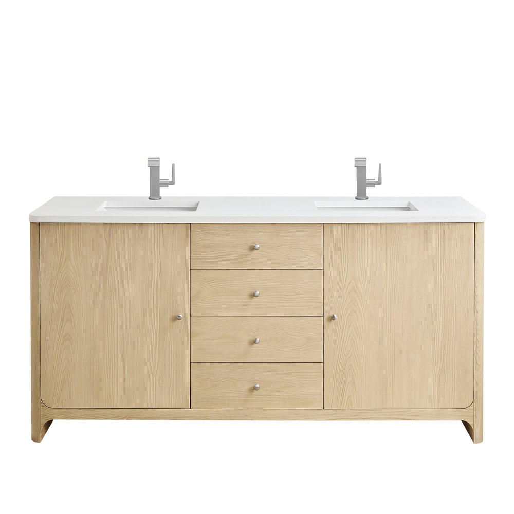 
                  
                    Gracyn 72" Double Vanity in Coastal Driftwood Double Bathroom Vanity James Martin Vanities 
                  
                