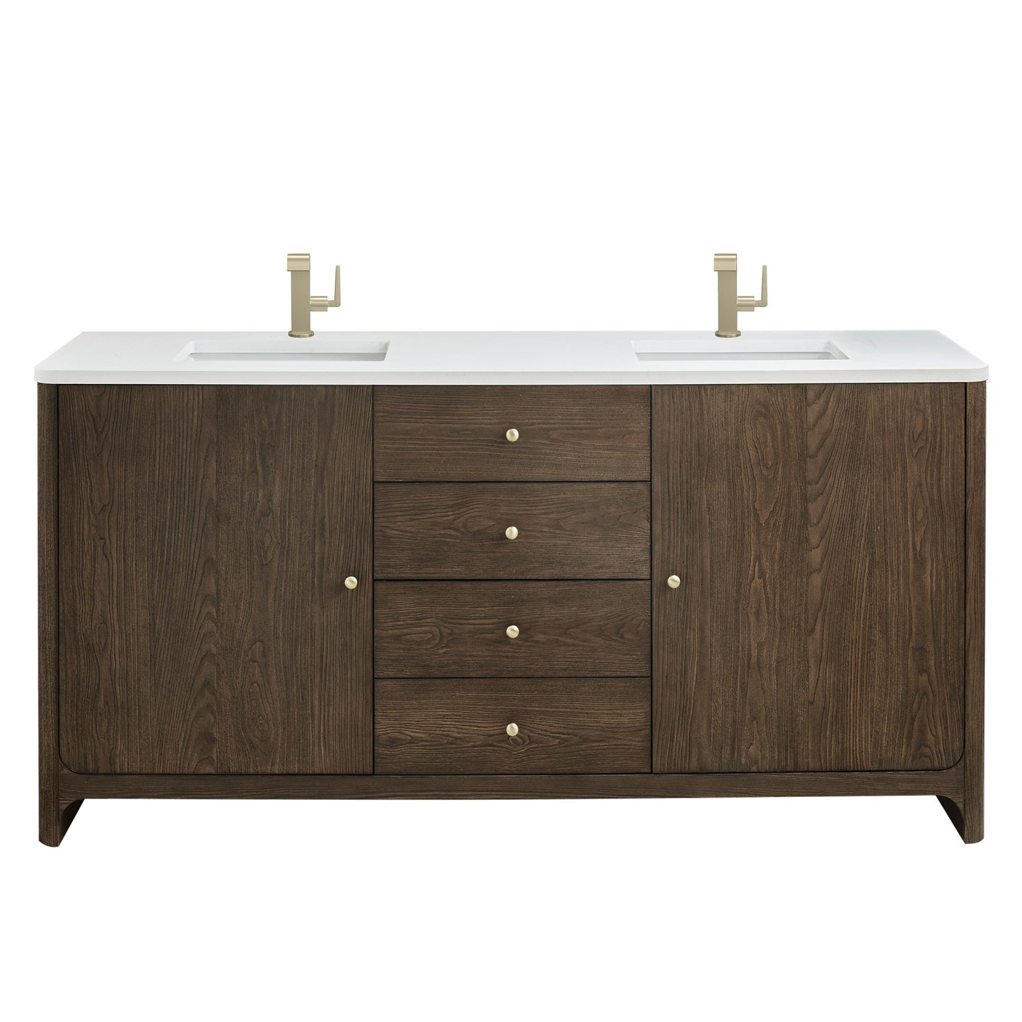 
                  
                    Gracyn 72" Double Vanity in Sable Double Bathroom Vanity James Martin Vanities 
                  
                