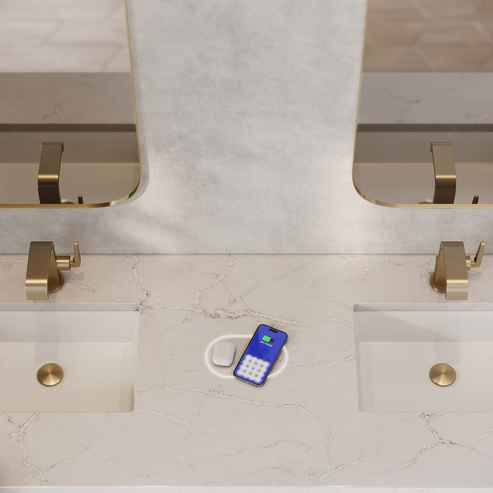 
                  
                    Gracyn 72" Double Vanity in Sable Double Bathroom Vanity James Martin Vanities FreePower-Enabled Victorian Silver 
                  
                