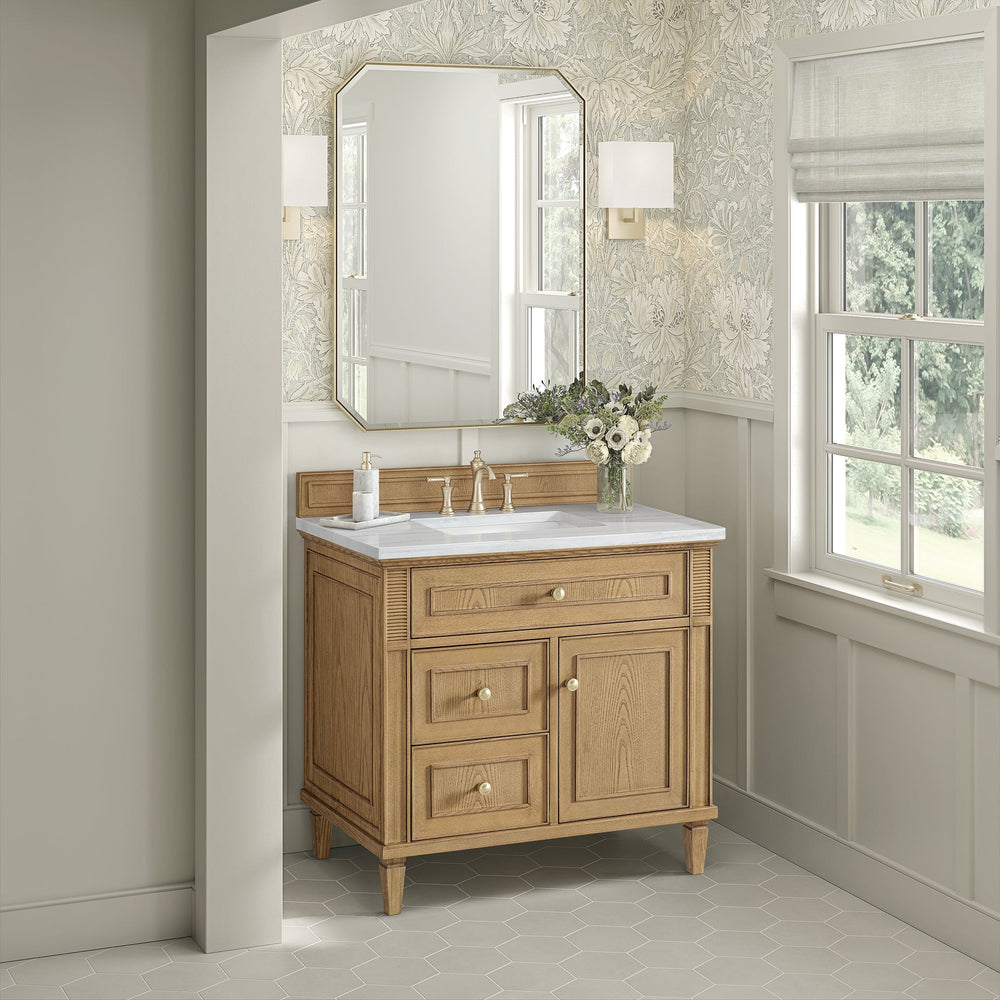 
                  
                    Lorelai 36" Single Vanity in Light Natural Oak James Martin Vanities 
                  
                