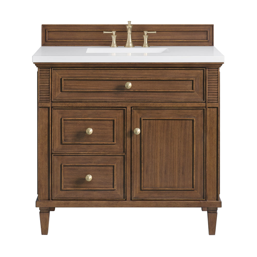 
                  
                    Lorelai 36" Single Vanity in Mid-Century Walnut James Martin Vanities 
                  
                