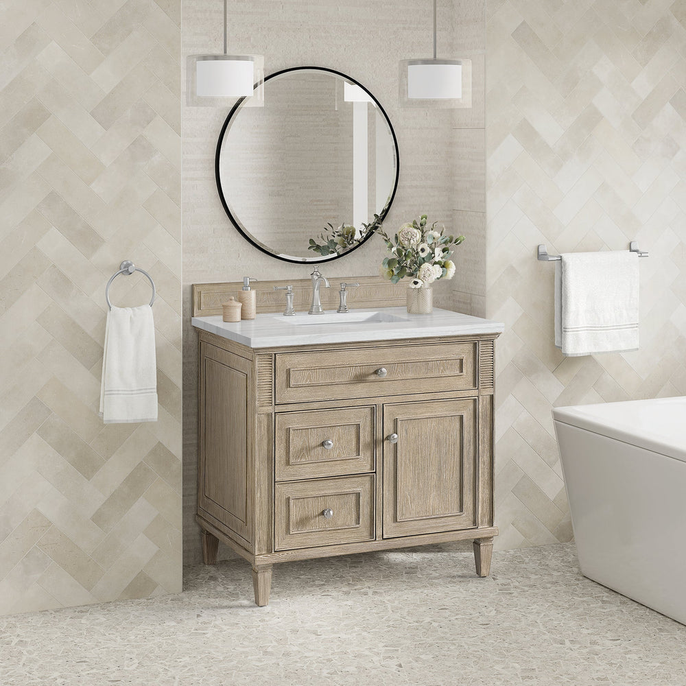 
                  
                    Lorelai 36" Single Vanity in Whitewashed Oak James Martin Vanities 
                  
                