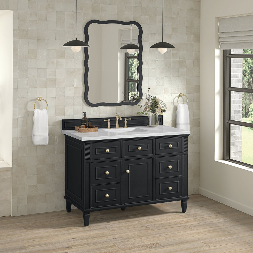 
                  
                    Lorelai 48" Single Vanity in Black Onyx James Martin Vanities 
                  
                